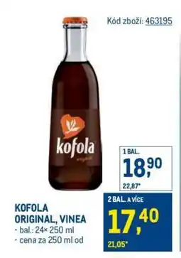 Makro KOFOLA ORIGINAL / VINEA nabídka