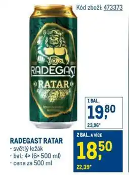Makro Radegast Ratar nabídka