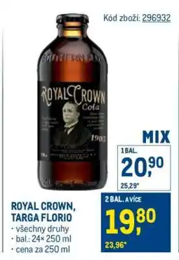 Makro Royal Crown, Targa Florio nabídka