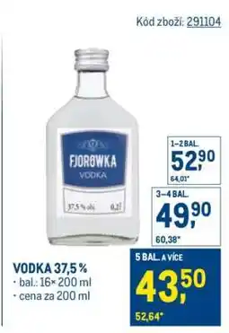 Makro Vodka 37,5 % nabídka