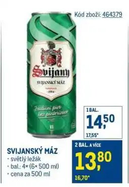 Makro Svijanský Máz nabídka