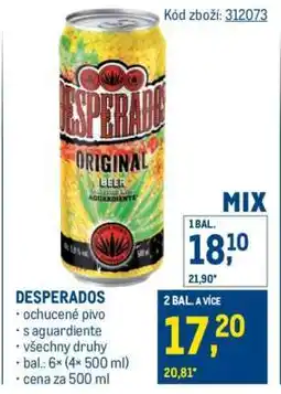 Makro Desperados nabídka