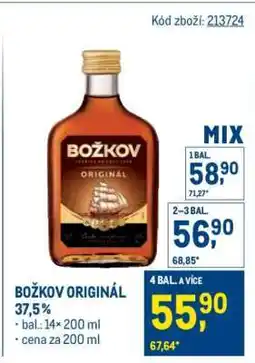 Makro Božkov Originál 37,5 % nabídka