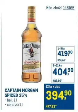 Makro Captain Morgan Spiced 35 % nabídka