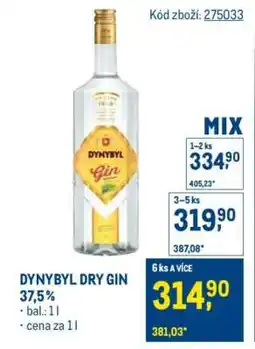 Makro DYNYBYL DRY GIN nabídka