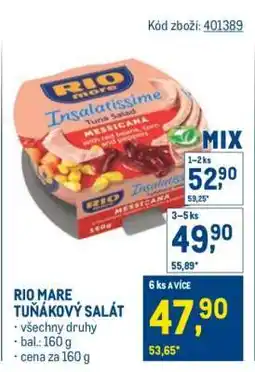Makro RIO MARE Tuňákový salát nabídka