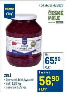 Makro Zelí nabídka