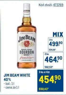 Makro Jim Beam White 40% nabídka