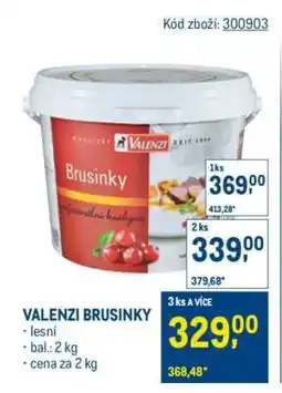 Makro VALENZI BRUSINKY nabídka