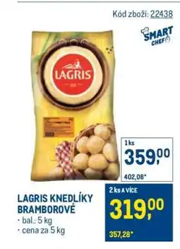 Makro LAGRIS KNEDLÍKY BRAMBOROVÉ nabídka
