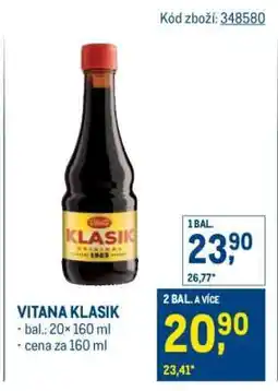Makro Vitana Klasik nabídka