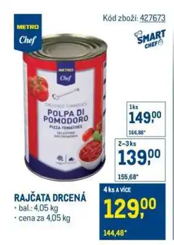 Makro Rajčata drcená nabídka