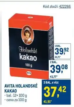 Makro Avita Holandské kakao nabídka