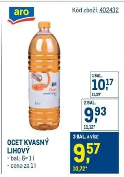 Makro Ocet kvasný lihový nabídka