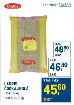 Makro Lagris čočka jedlá nabídka