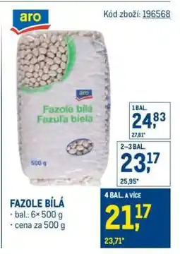 Makro Fazole bílá nabídka