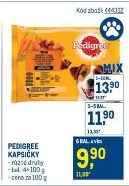 Makro Pedigree kapsičky nabídka