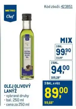 Makro OLEJ OLIVOVÝ LANÝŽ nabídka