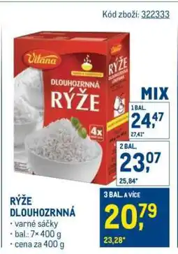 Makro Rýže dlouhozrnná nabídka