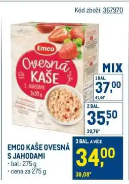 Makro EMCO KAŠE OVESNÁ S JAHODAMI nabídka
