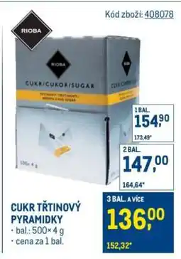 Makro Cukr třtinový pyramidky nabídka