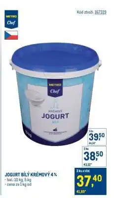 Makro JOGURT BÍLÝ KRÉMOVÝ 4 % nabídka