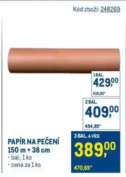 Makro Papír na pečení nabídka