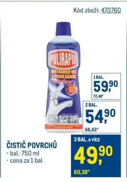 Makro Čistič povrchů nabídka