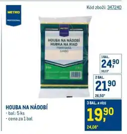 Makro Houba na nádobí nabídka