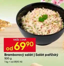 Hruška Bramborový salát | Salát pařížský nabídka