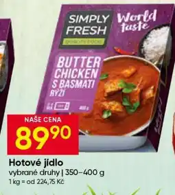 Hruška Hotové jídlo nabídka