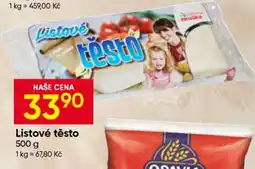 Hruška Listové těsto nabídka