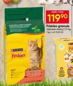 Hruška Friskies granule nabídka