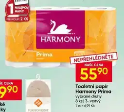 Hruška Toaletní papír Harmony Prima nabídka