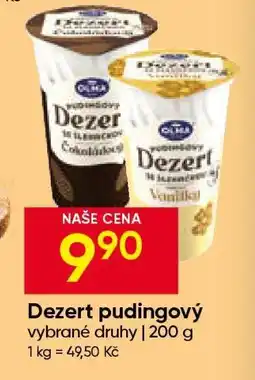 Hruška Dezert pudingový nabídka