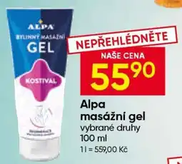 Hruška ALPA Masážní Gel nabídka