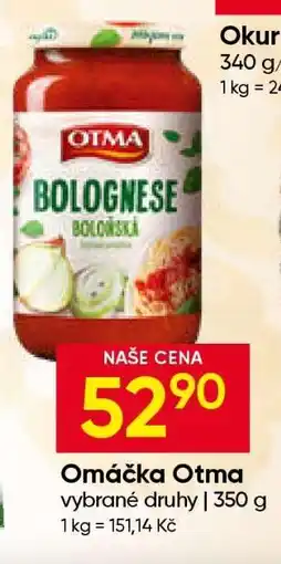 Hruška OMÁČKA OTMA nabídka