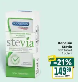 Billa Kandisin Stevia nabídka