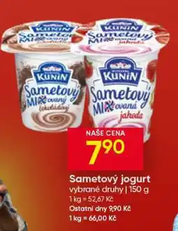 Hruška Sametový jogurt nabídka