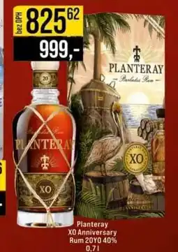 Jip Planteray XO Anniversary Rum 20YO 40% 0,7l nabídka
