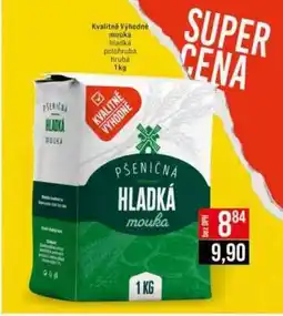 Jip Kvalitně Výhodně mouka hladká polohrubá hrubá 1 kg nabídka
