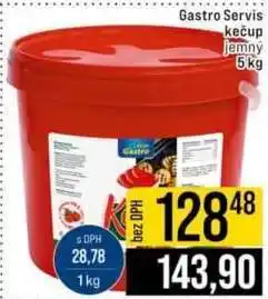 Jip Gastro Servis kečup jemný 5kg nabídka