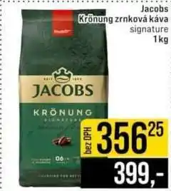 Jip Jacobs Krönung zrnková káva signature nabídka