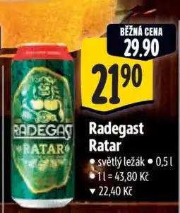 Albert Radegast Ratar nabídka