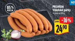 Albert PREMIUM Vídeňské párky nabídka