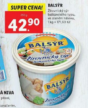 Lidl Balsýr nabídka