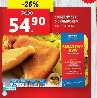 Smažený sýr s mramborem