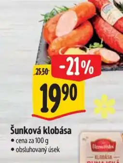 Albert Šunková klobása nabídka