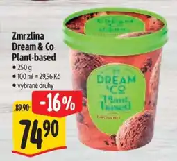 Albert Zmrzlina Dream & Co. Plant-based nabídka