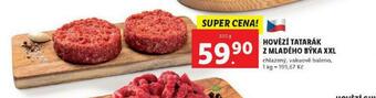 Lidl Hovězí tatarák z mladého býka xxl nabídka